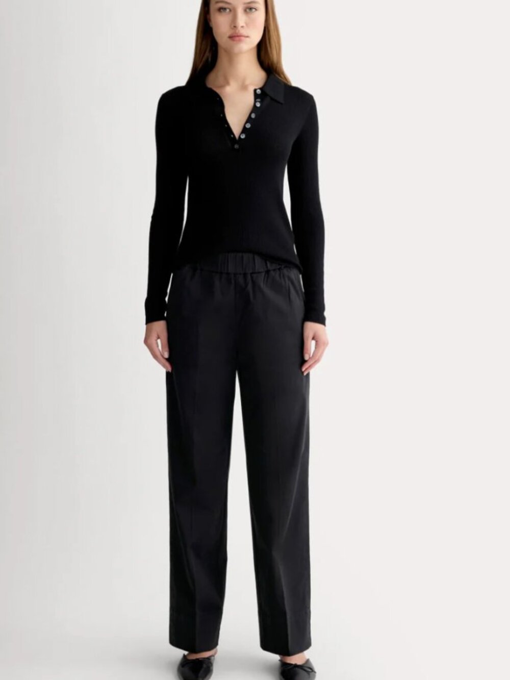 Everlane The Easy Pant in Black